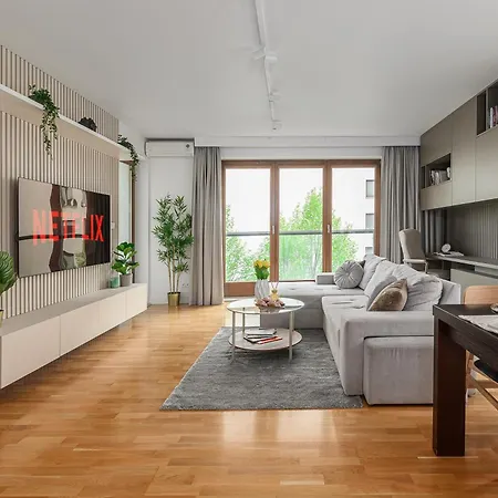Lumina I 3br With Balcony I 2 Bathrooms I Parking I Ac I Mall Wola Apartmán Varšava